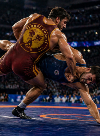 Professional Wrestling Match Arena